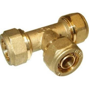 Pex Tee 22 x 1/2" x 22 mm m/nip VA/GDV