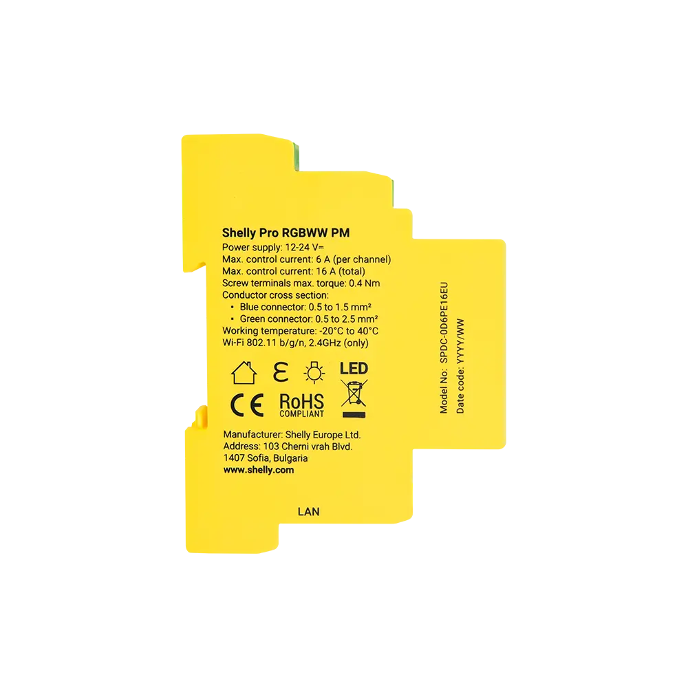 Shelly Pro RGBWW PM