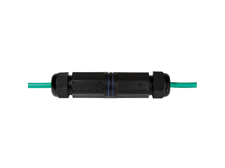 Udendørs CAT6 modular mellemled - 2 x RJ45 hun (IP67)