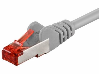 S/FTP netværkskabel - CAT6 PIMF, Grå (7,5m)