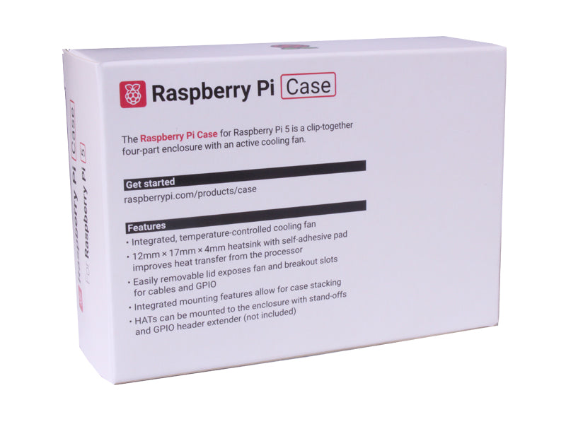 Raspberry Pi 5 kabinet m. blæser - Koksgrå