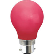 Rød udendørs Ø55 IP20 LED B22 1W 360°