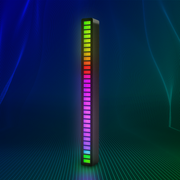 RGBIC musiksynkroniseringsbordlampe - 18cm, indbygget batteri, Bluetooth, 3W effekt, 5V USB input