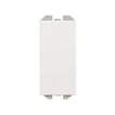 Simon 270 smal korrespondanceafbryder med lys 10A - 230V mat hvid