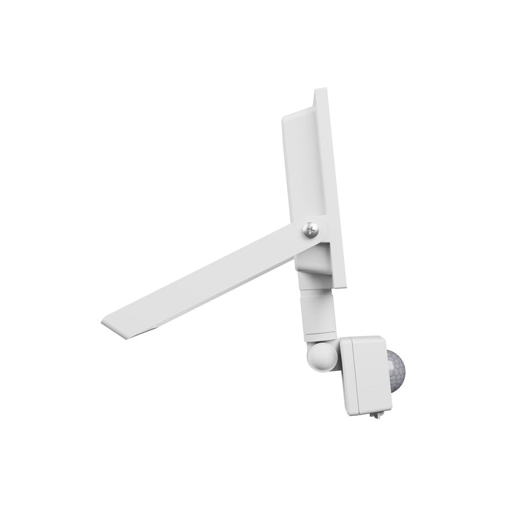 Projektør med PIR sensor - Noctis Lux 4, 30W, kold hvid, IP44, 230V, 2500lm, RA70, hvid, 141x185x53mm