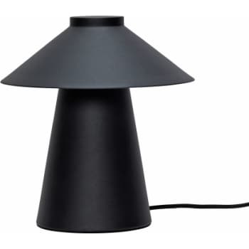 Hübsch chipper bordlampe sort