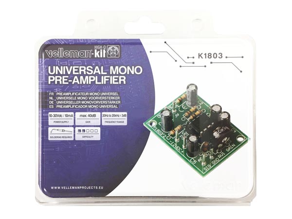 Universal forforstærker (loddekit)