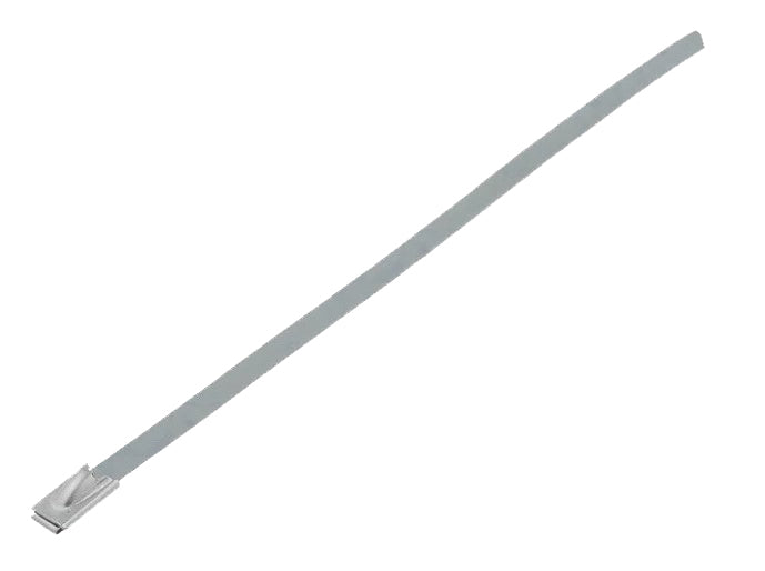 Rustfri stål kabelbinder - 4,5x360mm, m. kuglelås (AISI 316)