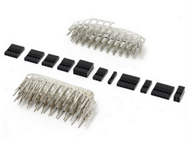 Jumper stiksortiment - 2,54mm huse og stikben (620 dele)