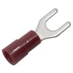 Isol. ABIKO gaffelkabelsko KA1543G-PB 0,5-1,5mm2 M4 Rød
