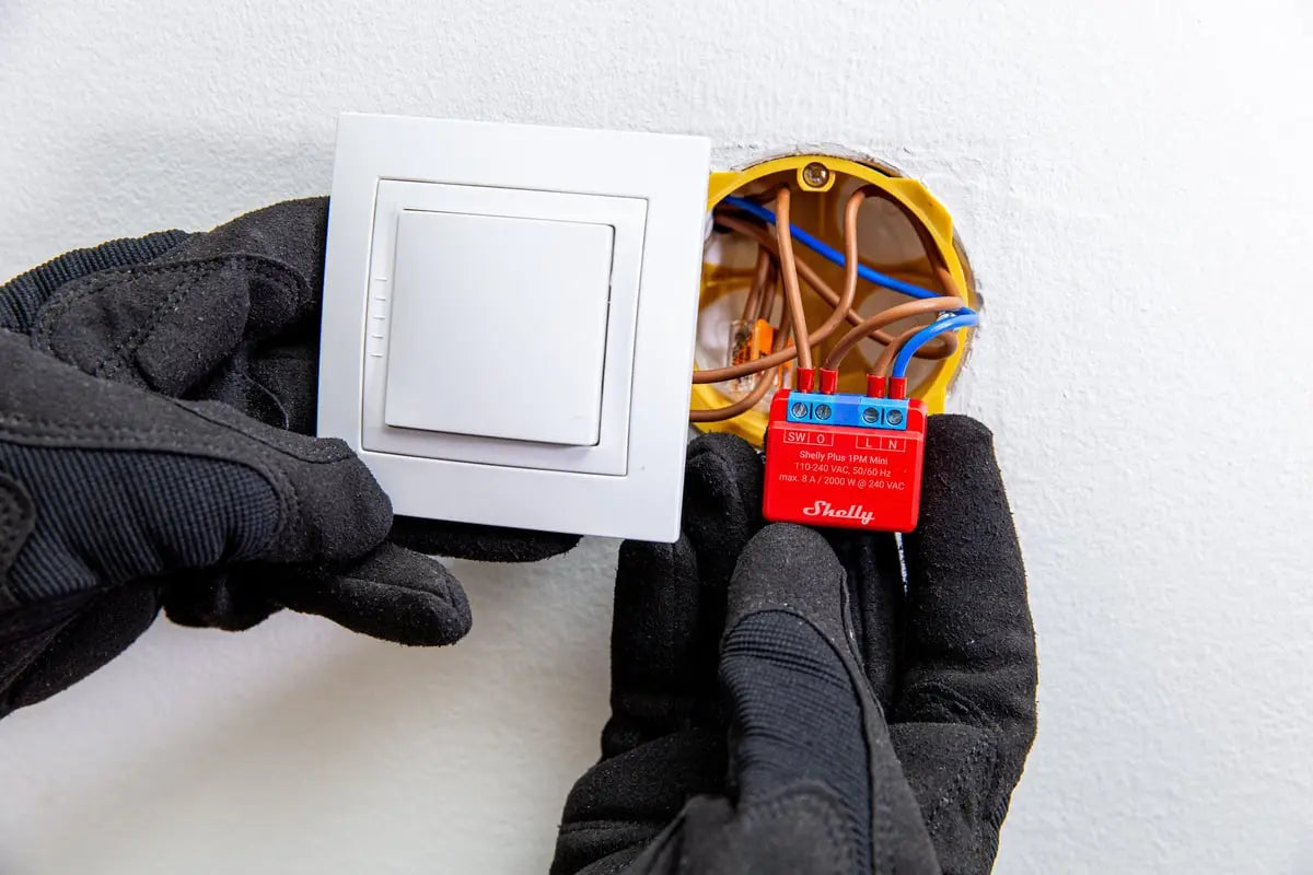 Shelly 1PM Mini (GEN 3) - WiFI relæ, effektmåling