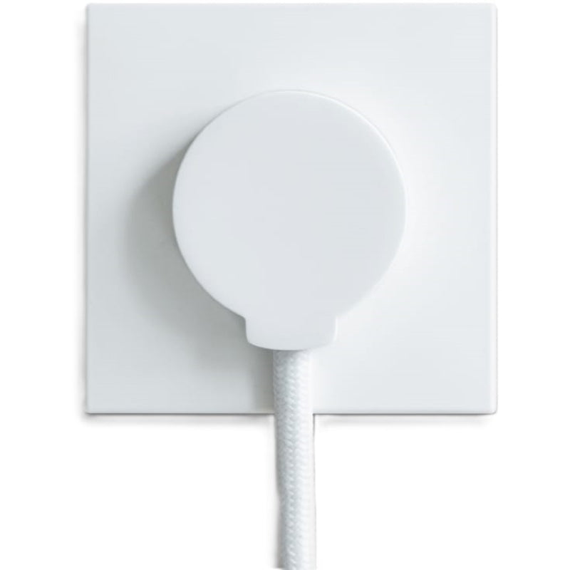 NORM flad stikprop, hvid - Schuko