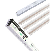 Troldtekt LED dæmpbar skinnesæt 3x60 cm - Planforsænket, Fjernbetjening, Akustilight
