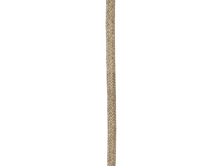 Stofledning - 2 x 0,75mm², Natur, JUTE (3m)