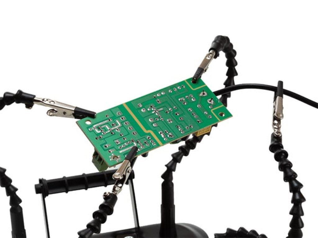 Hjælpende hånd m. 4 arme og loddestand