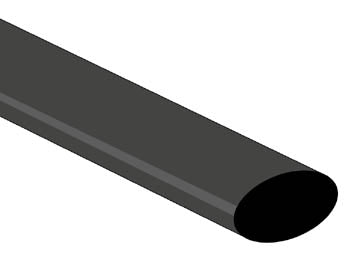 Krympeflex 2:1 - Ø12,7mm SORT (1,2m)