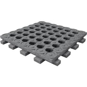 hanit mudderarmering 500 x 500 x 53 mm, grå genbrugsplast