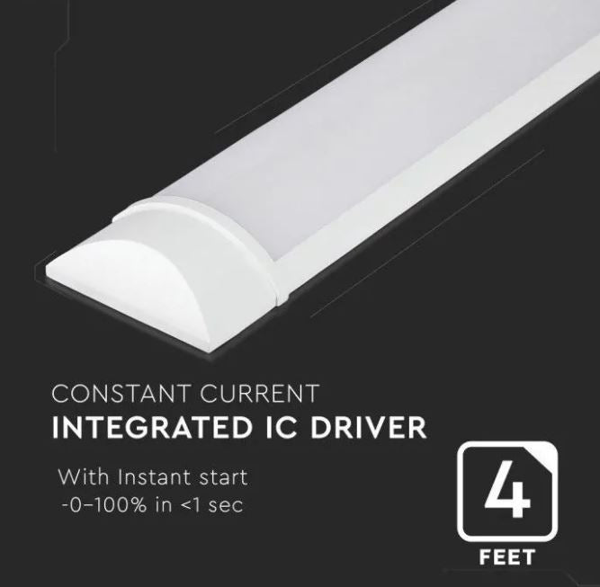 LED loftarmatur 30W 4000K 120cm