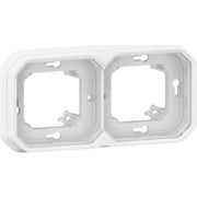 PLEXO 55 IP55 montageramme for planforsænket 4 modul hvid