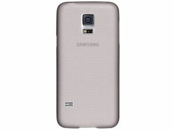Bag cover til Samsung Galaxy S5 mini - Grå