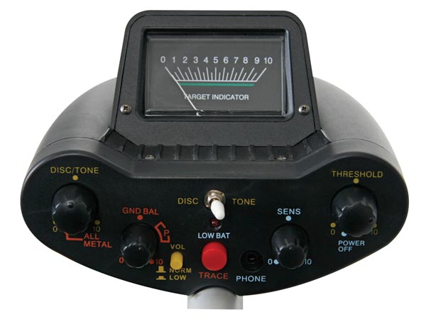 Prof. metaldetektor m. vandtæt søgehoved