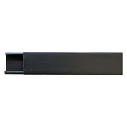 E-Line Minikanal 25x15 mm med tape 2 meter, sort