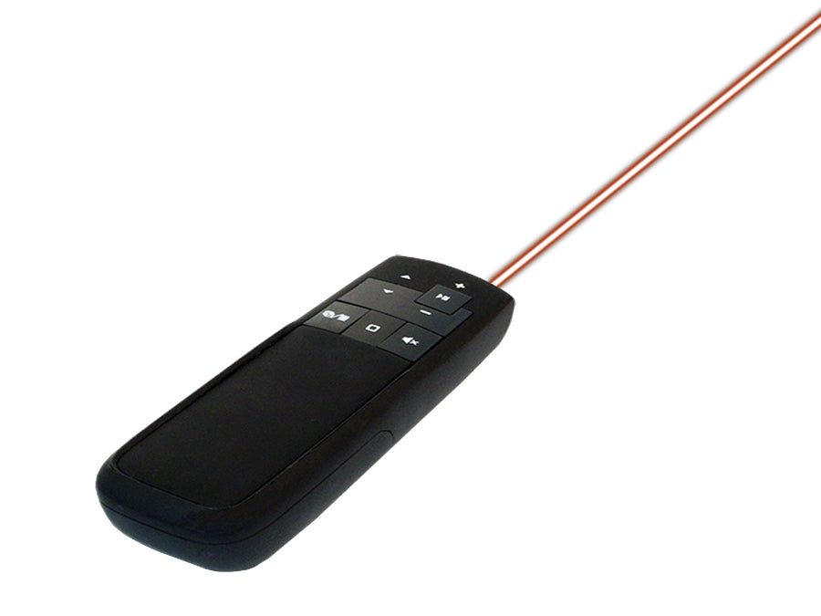 Prof. trådløs USB presenter m. laser pointer