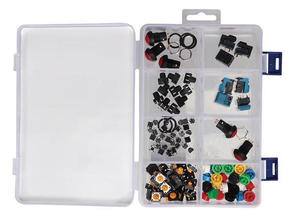 Trykknap kontaktsortiment (82 stk.)