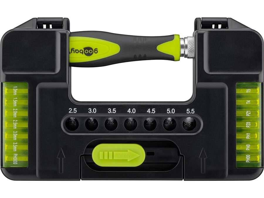 Pærcisions skruetrækkker og bitsæt (37 dele)