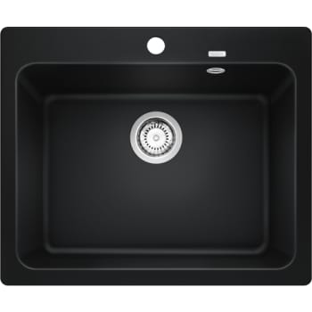 BLANCO NAYA 6 UX køkkenvask 61,5x51 cm SILGRANIT® sort