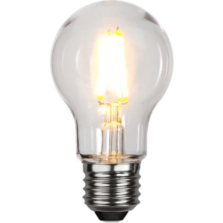 Klar udendørs Ø55 IP20 LED E27 2,4W 270lm 360°