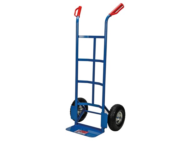 Sækkevogn m. lufthjul - Maks. 200kg, Blå