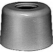 40 mm Hvid roset høj