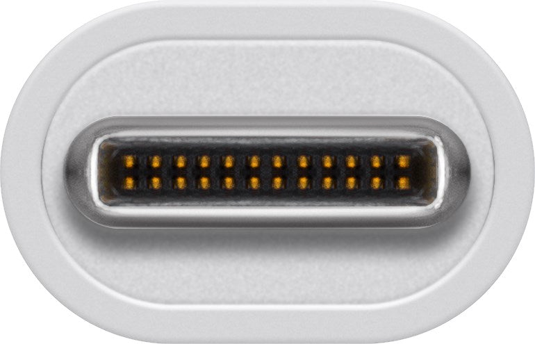 USB 3.0 adapter - USB-C han til A hun, Hvid