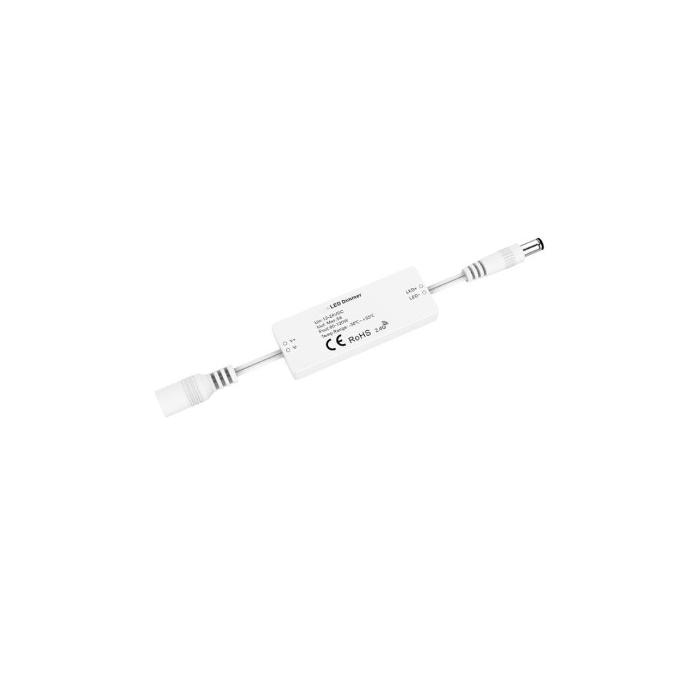 LEDlife rWave mini dæmper - 12V (60W), 24V (120W), med DC stik Input: 12V-24V