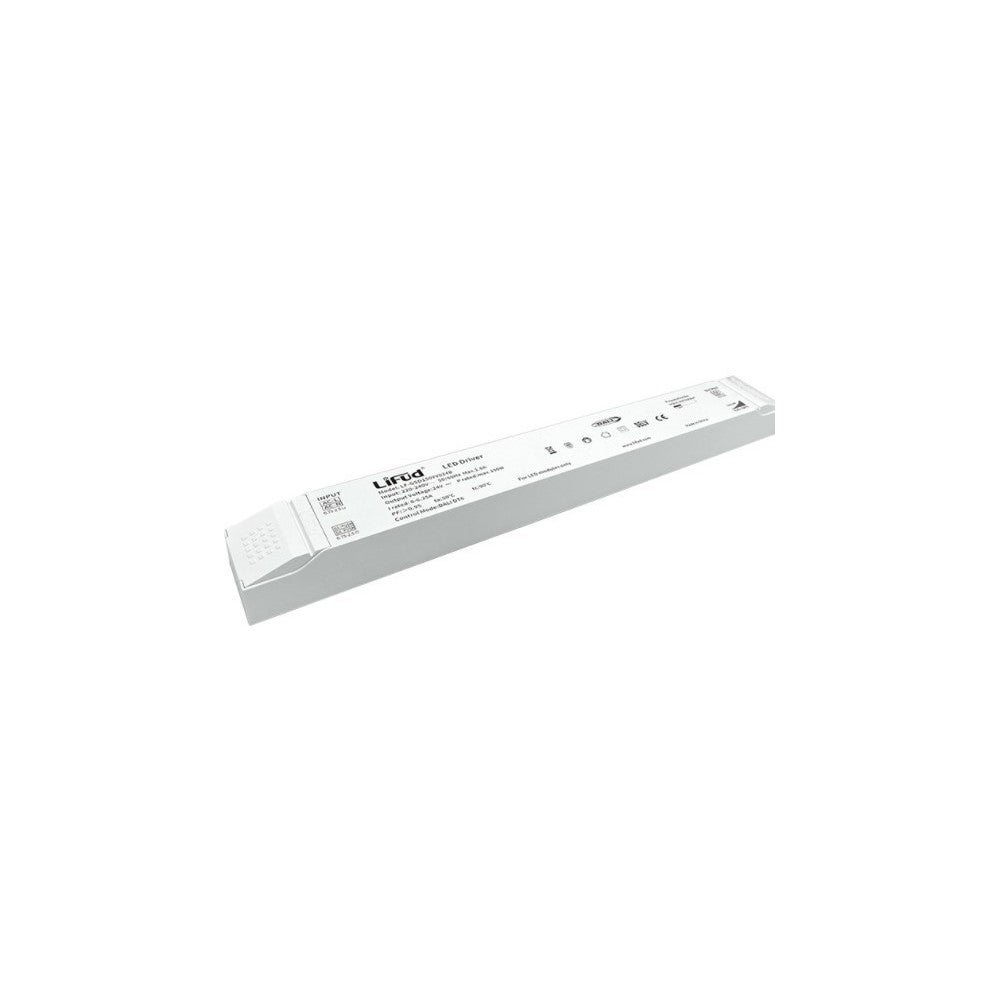 Lifud 120W DALI CCT strømforsyning - 12V DC, 10A, DALI interface + push dim, flicker free, IP20