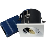 BLUE-DL 66 G2 FIRKANTET GU10 KIP HVID