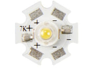 HIGH power LED - 3W Varm HVID, 110° (210 lm)