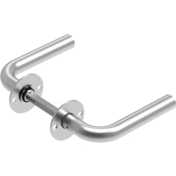 dørgreb l-form m/ros c:38 l18 centerafstand 38mm