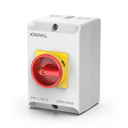 Kripal forsyningsadsk. 32A AC23 3P+N Grå/Rød