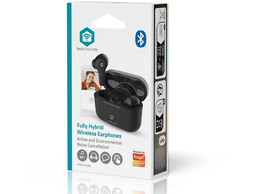 Trådløse Bluetooth-hovedtelefoner, Hybrid (ENC+ANC)