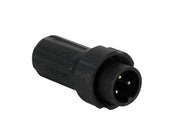 M22 Rundstik/multistik - 3pol han, 10A, Vandtæt (IP68)