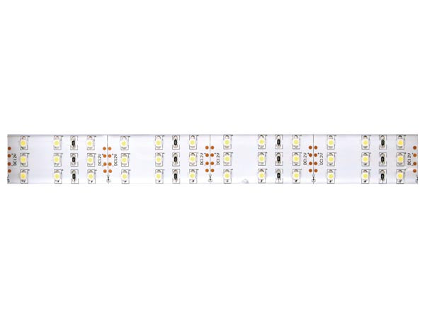 Stænktæt LED strip (IP61) - 12V Varm Hvid, 3rk. (metervare)