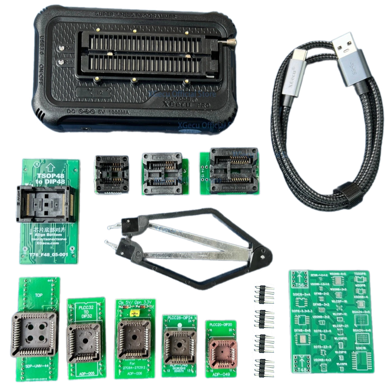 XGecu T76 EPROM/ EEPROM/PLC/BIOS programmør, USB 3.0
