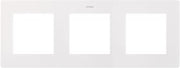 Simon 24 Harmonie ramme 3 modul hvid