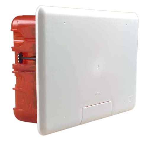 Batibox Mediabox 2x5M, hvid, 285x142x50 mm