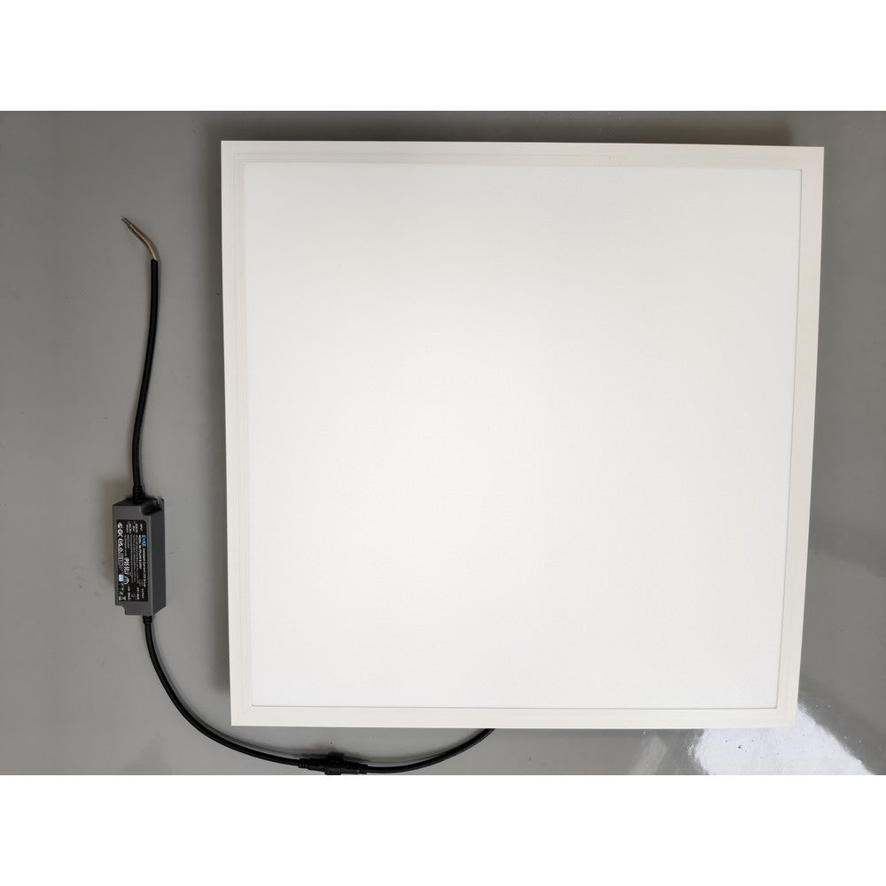 60x60 LED panel - 40W, 120lm/W, IP65, hvid kant, RA90
