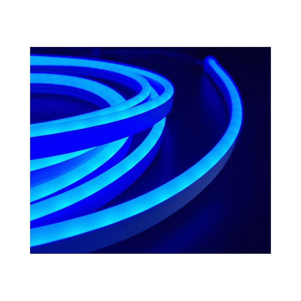 16W/m RGB+WW Neon flex strip - 5 meter, IP65, 72 LED pr. meter, 24V