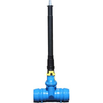 Esco teleskopgarnityr, 1010-1700 mm, 65-400 ventil, rostfri
