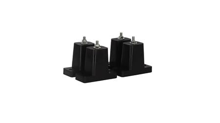 MONTAGEFOD I GUMMI 4 STK. H=90 MM